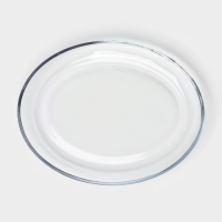 Тарелка стеклянная FLORIDA, 18&times;14 см, 2 шт