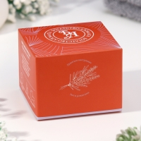 Свеча ароматическая из соевого воска с сухоцветом "Фрезия", 4,5х6 см, 80 г