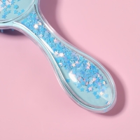 Расчёска - шейкер, 16 (&plusmn;1) &times; 6 см, цвет голубой