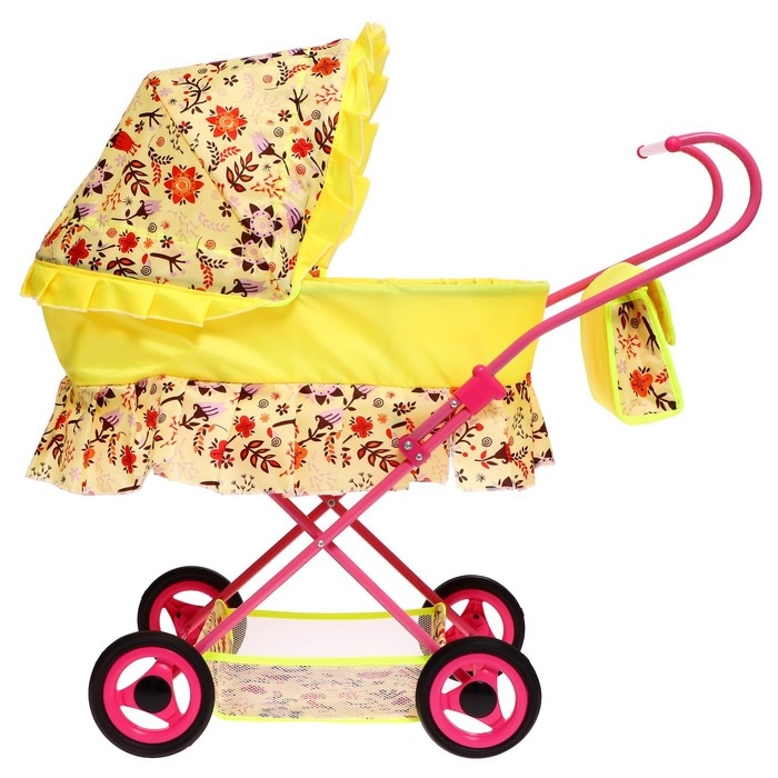 Коляска кукольная №11, цвета МИКС