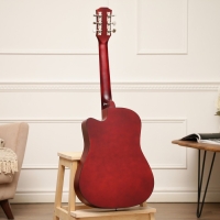Гитара акустическая, цвет дерево, 97см, с вырезом Гитара акустическая, цвет дерево, 97см, с вырезом