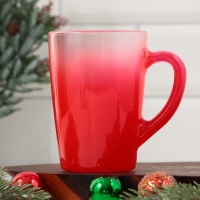 Кружка новогодняя стеклянная с градиентом &laquo;Счастья в НГ&raquo;, 300 мл