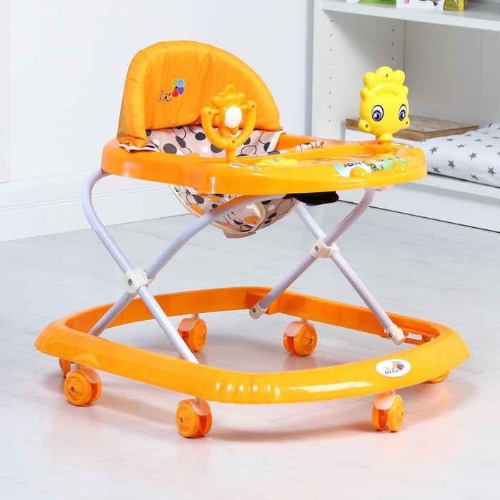 Ходунки &laquo;Солнышко&raquo;, звуковые эффекты, цвет оранжевый