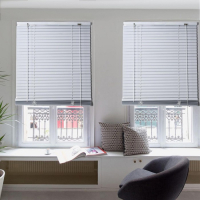 Жалюзи горизонтальные 60&times;160 см, цвет белый