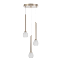 Светильник "Жаклин" 3х3Вт G4 Белый 30х30х180см