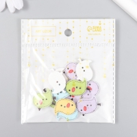 Набор пуговиц декоративных дерево &laquo;Птички&raquo;, набор 12 шт., 2.6&times;2.4 см