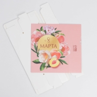 Коробка кондитерская, упаковка, &laquo;С 8 марта&raquo;, 20 х 15 х 5 см