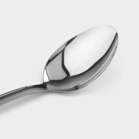 Ложка разливательная из нержавеющей стали Доляна Everyday, 38&times;7 см, толщина 3 мм, цвет серебряный
