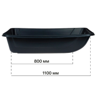 Сани рыбацкие YUGANA "С-7" 1200 х 700 х 270 мм с люверсами Сани рыбацкие YUGANA "С-7" 1200 х 700 х 270 мм с люверсами