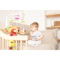 Мобиль музыкальный на кроватку &laquo;Зоопарк&raquo;, на батарейках, Крошка Я