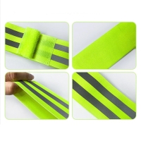 Повязка нарукавная светоотражающая, эластичная, на липучке, 35 &times; 4,8 см