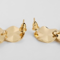 Серьги металл &laquo;Атмосфера&raquo; капля, цвет золото