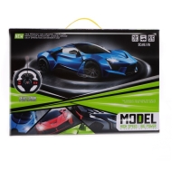 Машина радиоуправляемая &laquo;Купе&raquo;, в комплекте педали и руль, работает от батареек, цвет синий