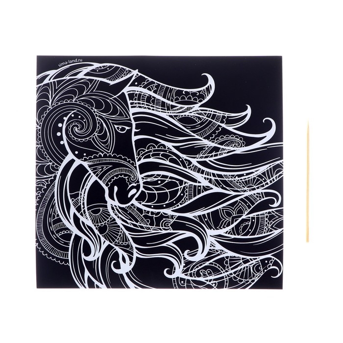 Гравюра «Лошадь» Гравюра «Лошадь»