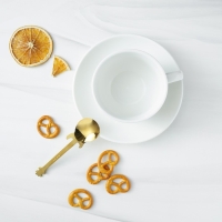 Ложка десертная из нержавеющей стали Magistro &laquo;Гитара&raquo;, длина 12 см, цвет золотой