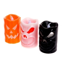 Свеча светодиодная &laquo;Хэллоуин&raquo;, виды МИКС