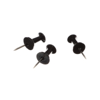 Кнопки силовые GLOBUS, 50 шт., чёрные