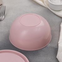 Салатник с крышкой Plastic Centre Galaxy, 550 мл, пластик, МИКС