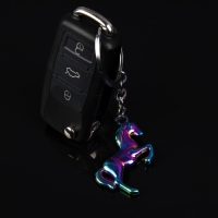 Брелок для ключей Cartage, лошадь, металл, перламутровый Брелок для ключей Cartage, лошадь, металл, перламутровый