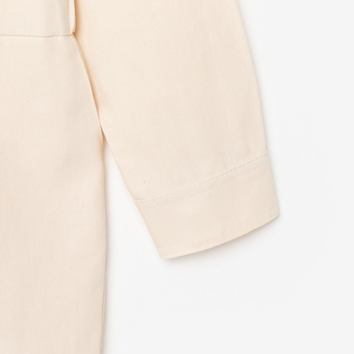 Комбинезон для девочки MINAKU: Casual collection KIDS цвет бежевый, рост 134