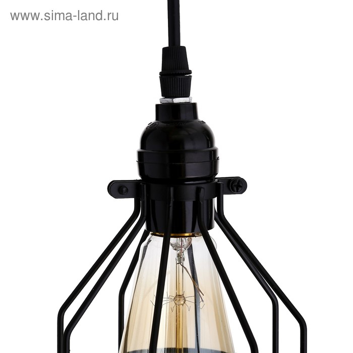 Светильник BayerLux Светильник BayerLux "Капелло" 1xE27 40Вт черный 14х14х100 см.