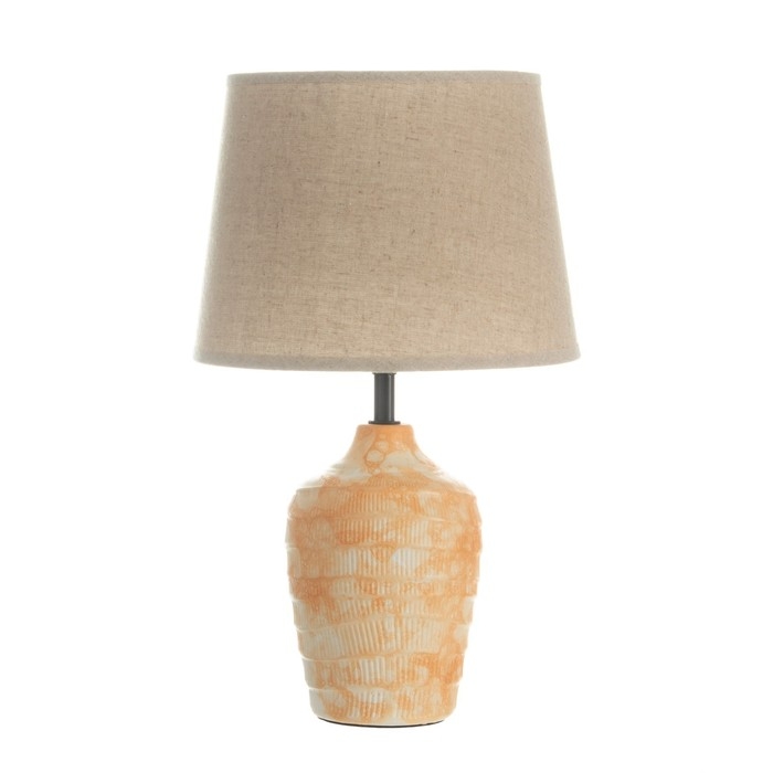 Настольная лампа "Далия" Е14 40Вт оранжевый 22,5х22,5х37см RISALUX