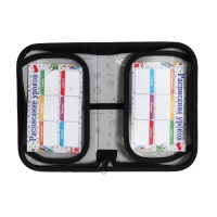 Пенал 1 секция, 130 х 210 х 40 мм, 2 откидные планки, тканевый, Calligrata TOP Content "Гейм Пиксели"