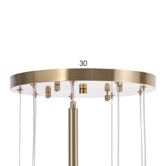 Светильник "Жаклин" 9х3Вт G4 бронза 30х30х180см