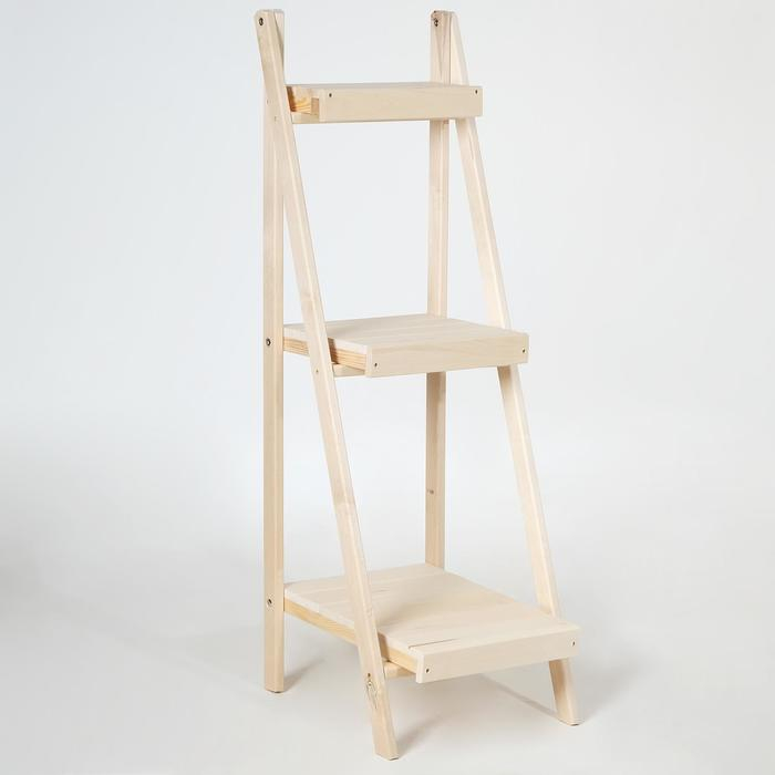 Стеллаж деревянный, 40&times;50&times;120см, 3 яруса, "Добропаровъ"