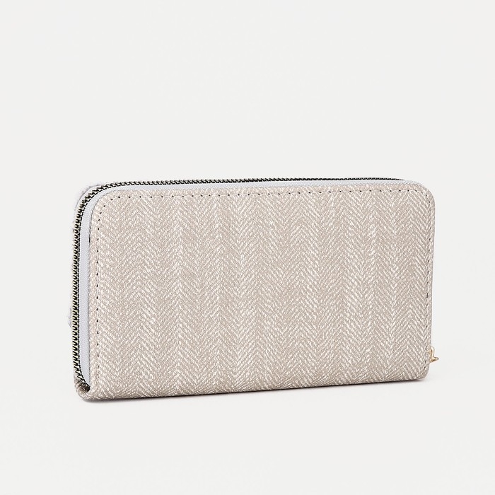 Кошелёк на молнии, цвет серый Кошелёк на молнии, цвет серый