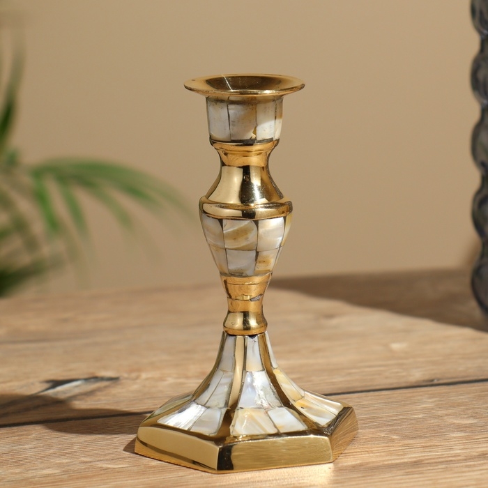 Подсвечник 13 см, латунь