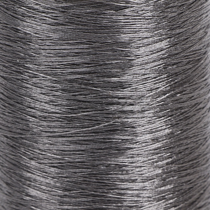 Набор металлизированных ниток, 91 &plusmn; 1 м, 6 шт, цвет серый