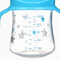 Бутылочка для кормления &Oslash;50мм ШГ, +0мес., 150мл, цвет голубой