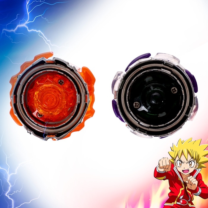 Набор боевых волчков «Арена сражения», 2 волчка, арена, 2 запуска, цвет МИКС Набор боевых волчков «Арена сражения», 2 волчка, арена, 2 запуска, цвет МИКС