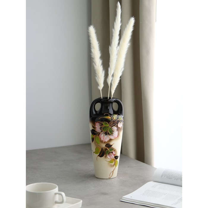 Ваза настольная "Греческая", керамика, 27 см, микс