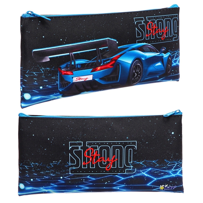 Пенал мягкий, 1 отделение, 120 х 220 мм, плоский, ПМП 17-20, "Автодвиж" 71654