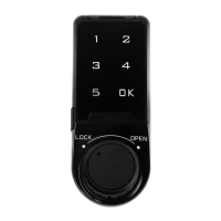 Электронный замок LOCKLAND, сенсорный экран,  cam lock type