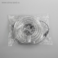 Световой шнур Luazon Lighting 10 мм, IP65, 20 м, 24 LED/м, 220 В, 8 режимов, свечение зелёное