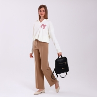 Рюкзак городской на молнии, цвет чёрный Рюкзак городской на молнии, цвет чёрный