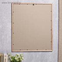 Фоторамка сосна с24 коричневая 50х60 см (пластиковый экран)