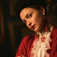 Брошь &laquo;Цветок&raquo; морской, цвет красно-белый в золоте