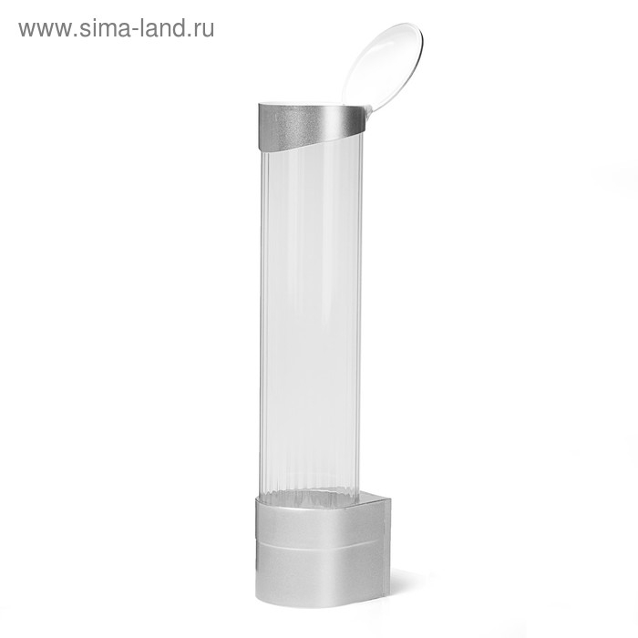 Стаканодержатель AquaWork CH-1, крепление на шурупах, 100 стаканчиков, серебристый