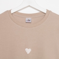 Футболка женская, цвет бежевый, размер 52 Футболка женская, цвет бежевый, размер 52