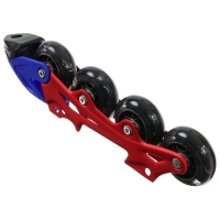 Коньки детские раздвижные Snow Cat, с роликовой платформой, р. 34-37