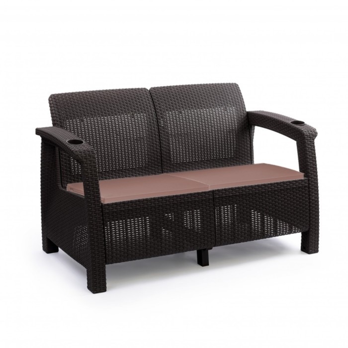 Подушка для дивана Альтернатива 53.5 х 49 х 5 см, оксфорд 420, коричневая Подушка для дивана Альтернатива 53.5 х 49 х 5 см, оксфорд 420, коричневая