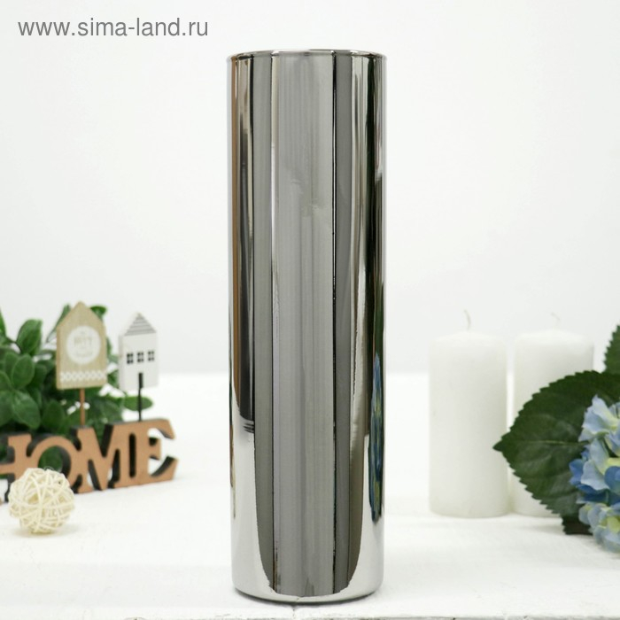 Ваза Ваза "Серебро" h-26.5см, d-7.5см