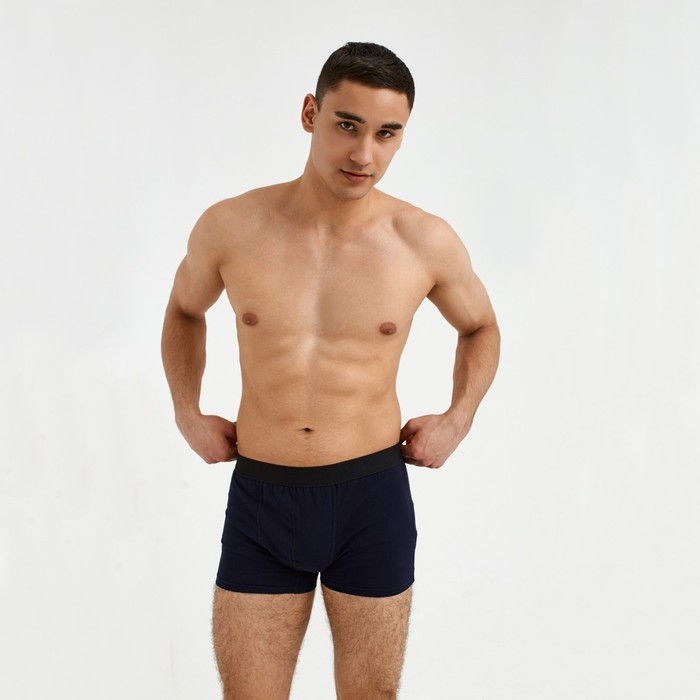 Трусы мужские боксеры MINAKU цвет тёмно-синий, р-р 52 Трусы мужские боксеры MINAKU цвет тёмно-синий, р-р 52