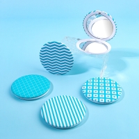 Зеркало складное &laquo;Геометрия&raquo;, d = 7,5 см, рисунок МИКС