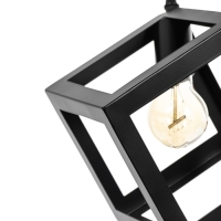 Светильник-каскад "Квадрат" 8хЕ27 40Вт черный 57х57х290 см Светильник-каскад "Квадрат" 8хЕ27 40Вт черный 57х57х290 см