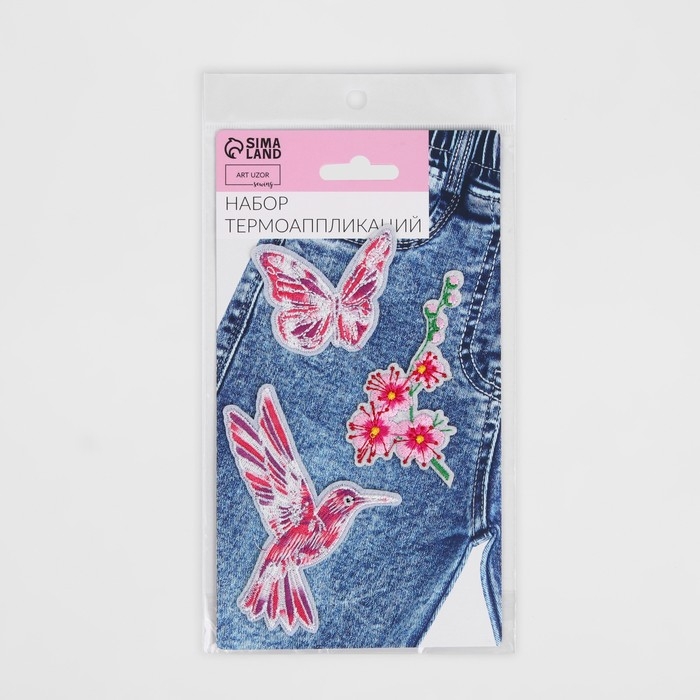 Набор термоаппликаций &laquo;Нежность&raquo;, 3 шт